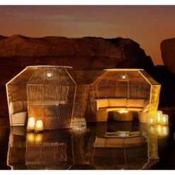 Factory direct sales of high-end outdoor camping sunrooms, private gardens, waterproof sofa furniture