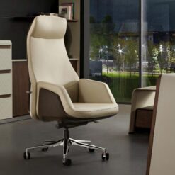Executive Computer Leather Seat Boss Business Manager Modern High Back Ceo Swivel Office Chair Ergonomic Office Chairs