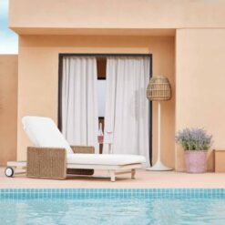 Outdoor private villa garden woven single-person leisure sofa outdoor furniture discounted price