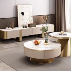 Large Area Table Complete Living Room Furniture Wonderful Sofa Set Furniture Removable Coffee Table Hot Sale TV Stand