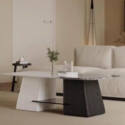 Light Luxury Minimalist Marble Coffee Table for Living Room Creative Nordic Rectangle Coffee Table