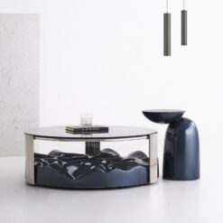 Luxurious Blue Indoor Living room, Coffee Table Room Furniture Artistic Decorations Made in China