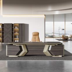 Luxury Unique Style Wood Office Furniture Executive Office Table Boss Ceo Modern Office Desk