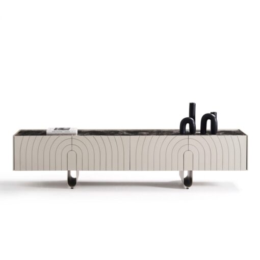 Marble TV Cabinet Indoor Living room Furniture Bedroom Luxury Custom Furniture - Image 2