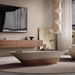 Minimalist Designer Creative Abyss Coffee Table Living Room Home Small Apartment Art Sense Shaped Coffee Table