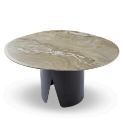 Modern Marble Fabric Top Table Office Home Customizable Dining Room Furniture Mansion Competitive