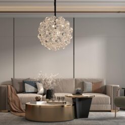 Modern Simplicity House Hold Light Luxury Fashion Personality Villa Hotel 3-Tier Acrylic Chandelier