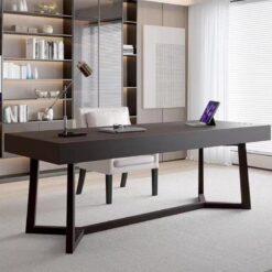 Modern design sense wood-grain office desks and chairs, indoor living room, bedroom and study furniture