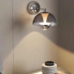 Nordic Modern Simple Bedroom Bedside Chandelier High-Class Restaurant Pendant Light Eye Protection Small Iron Flower Middle