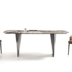 Picasso Grey Marble Dining Table Indoor Living room Furniture Production Factory