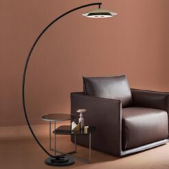 Vertical Creative Standing Light Aluminum Modern Oem Arc Fishing Rod Floor Lamps for Living Room Decor