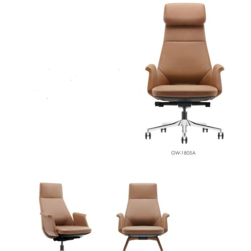 Executive Computer Leather Seat Boss Business Manager Modern High Back Ceo Swivel Office Chair Ergonomic Office Chairs - Image 2