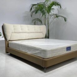 king Bed Minimalism Up-holstered Beds Modern Luxury Bed Frame Full Size Bedroom Furniture Set